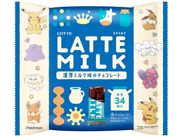 ロッテ ＬＡＴＴＥＭＩＬＫ １３５ｇ △ 【購入入数１８個】