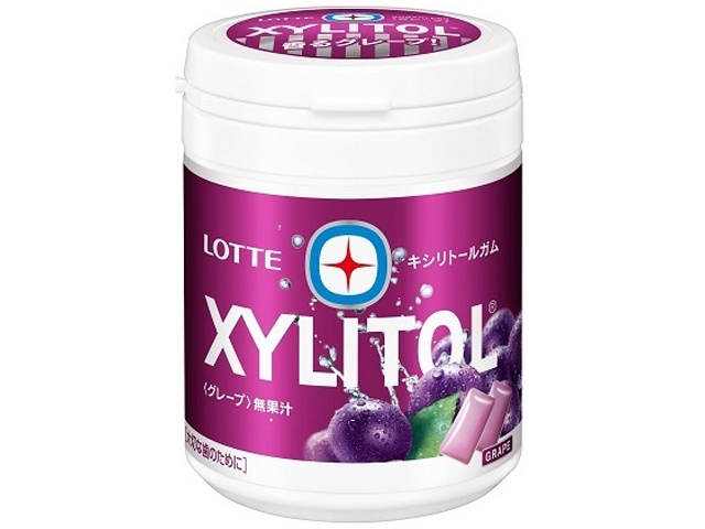 ロッテ キシリトールグレープＦＢ １３３ｇ □お取り寄せ品 【購入入数３６個】