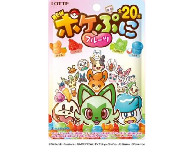 ロッテ ポケぷにフルーツ ８０ｇ 【新商品 1/6 発売】  【購入入数１２個】