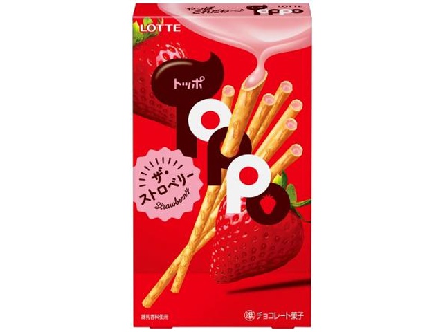 ロッテ トッポ ザ・ストロベリー２袋 【新商品 3/24 発売】 □お取り寄せ品 【購入入数１２０個】