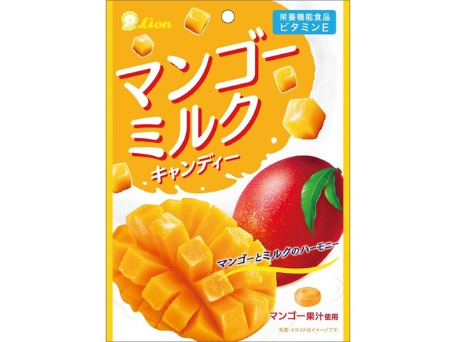 ライオン マンゴーミルクキャンディー ５９ｇ □お取り寄せ品 【購入入数１８個】