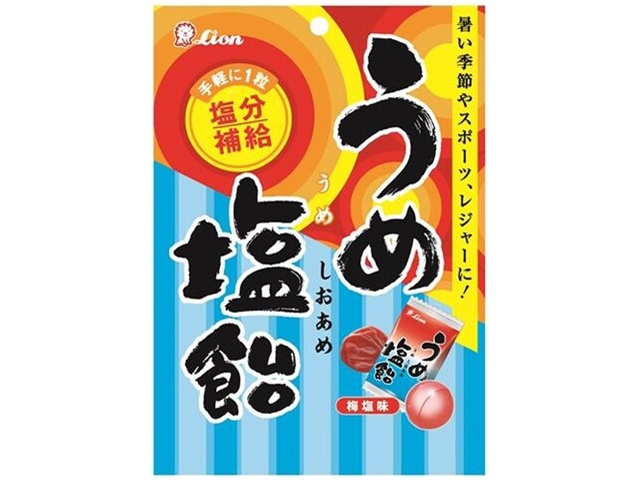 ライオン うめ塩飴 ７３ｇ □お取り寄せ品 【購入入数１８個】