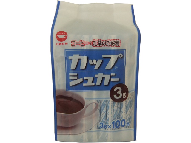 カップ カップシュガー３ｇ×１００本 □お取り寄せ品 【購入入数１０個】