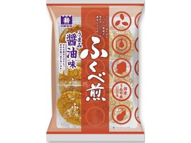日新製菓 醤油ふくべ煎 ７枚  【購入入数１２個】