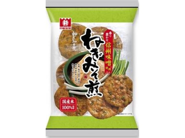 日新製菓 ねぎみそ煎 ６枚  【購入入数１２個】