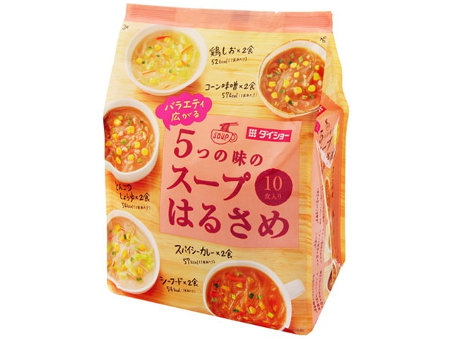 ダイショー バラエティ広がる５つの味スープはるさめ 【新商品 2/28 発売】 □お取り寄せ品 【購入入数１０個】