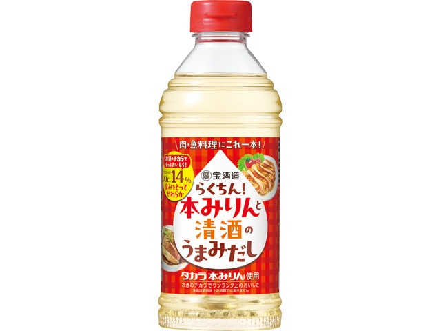 宝 らくちん！本みりんと清酒のうまみだし５００ｍｌ □お取り寄せ品 【購入入数１２個】