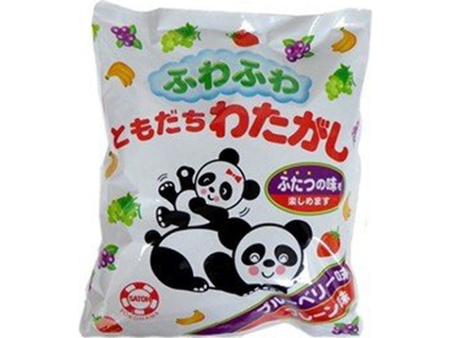 さとう ふわふわともだちわたがし２個 □お取り寄せ品 【購入入数７２個】