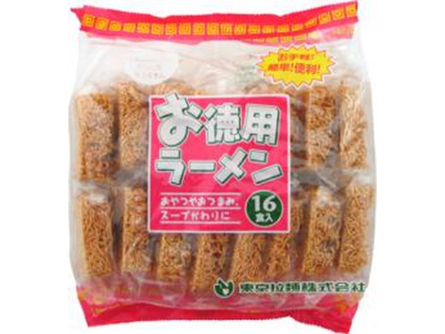 東京拉麺 お徳用ラーメン１６食 □お取り寄せ品 【購入入数１４４個】［入荷までお時間がかかります］