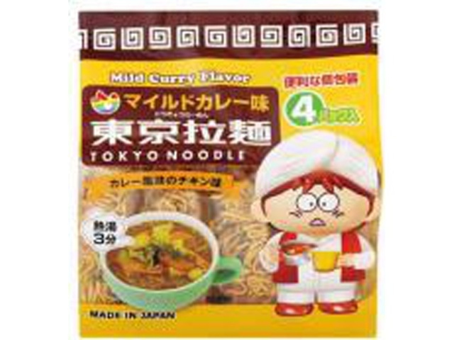東京拉麺 マイルドカレー味１１２ｇ □お取り寄せ品 【購入入数４８個】［入荷までお時間がかかります］