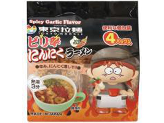 東京拉麺 ピリ辛ニンニク１１２ｇ □お取り寄せ品 【購入入数４８個】［入荷までお時間がかかります］