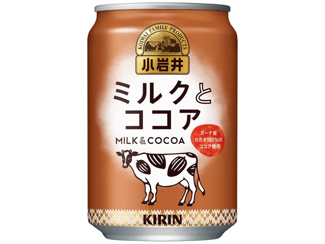 小岩井 ミルクとココア 缶２８０ｇ 【今月の特売 飲料水】 △ 【購入入数２４個】