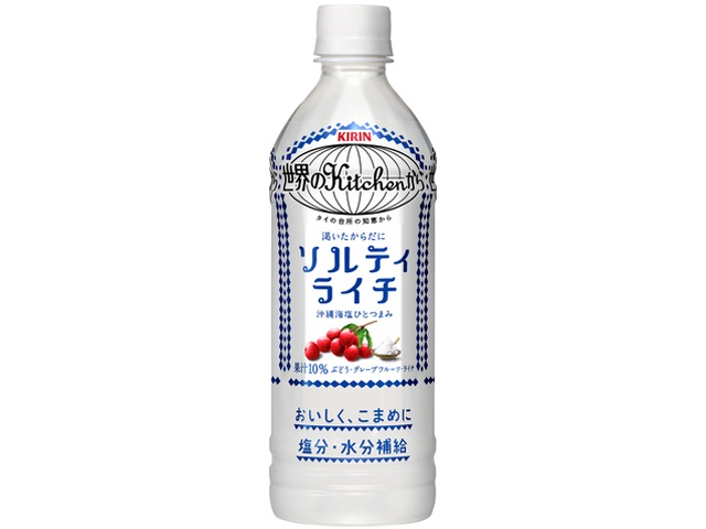 キリン 世界のキッチンから ソルティライチ Ｐ５００ 【今月の特売 飲料水】 【購入入数２４個】