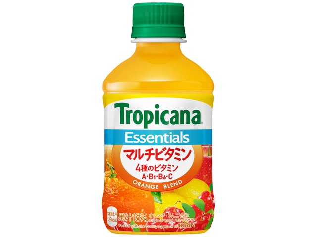 トロピカーナ エッセンシャルマルチビタミンＰ２８０ 【今月の特売 飲料水】 △ 【購入入数２４個】