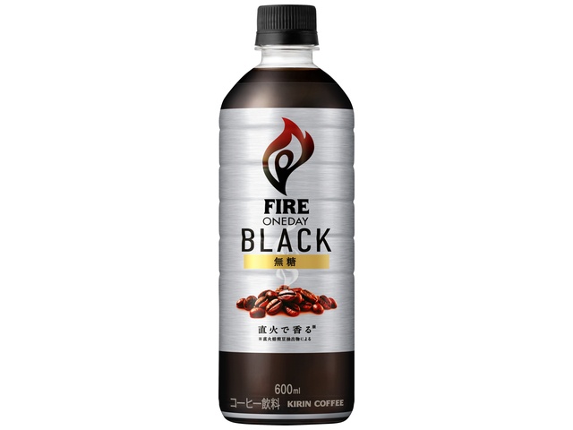 ファイア ワンデイブラック Ｐ６００ｍｌ 【今月の特売 飲料水】 □お取り寄せ品 【購入入数２４個】
