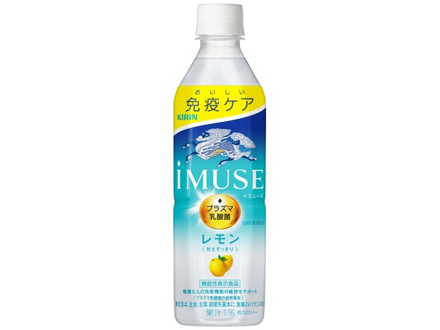 キリン イミューズ レモンＰ５００ｍｌ 【今月の特売 飲料水】 △ 【購入入数２４個】