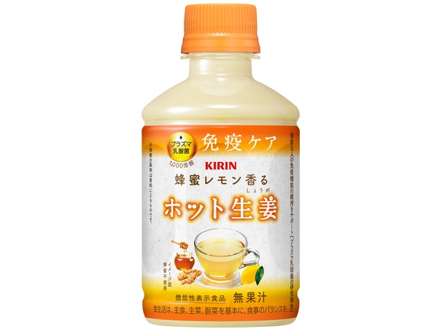 キリン 蜂蜜レモン香るホット生姜Ｐ２８０ｍｌ □お取り寄せ品 【購入入数２４個】