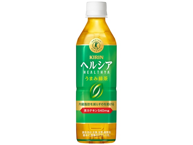 キリン ヘルシア うまみ緑茶Ｐ５００ｍｌ 【新商品 4/7 発売】 △ 【購入入数２４個】