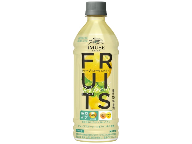 キリン イミューズ グレープフルーツＰ５００ｍｌ 【新商品 4/14 発売】 【今月の特売 飲料水】 △ 【購入入数２４個】
