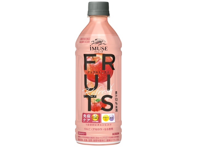 キリン イミューズ アップルミックスＰ５００ｍｌ 【新商品 4/14 発売】 【今月の特売 飲料水】 △ 【購入入数２４個】