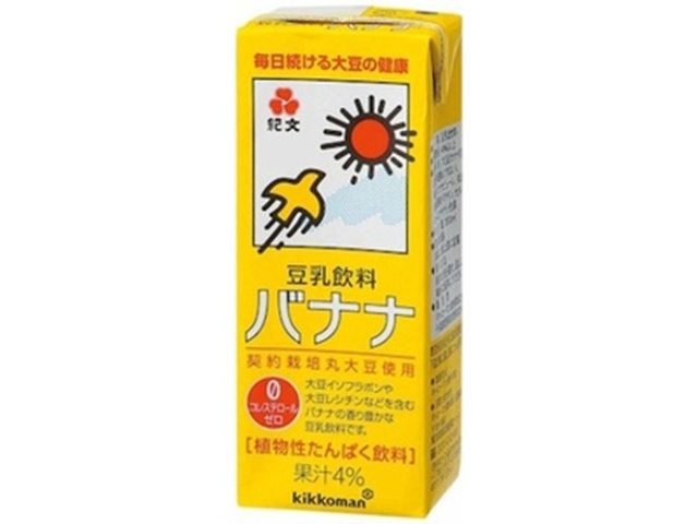 キッコーマン ソイＦ 豆乳飲料バナナ 紙２００ｍｌ △ 【購入入数１８個】