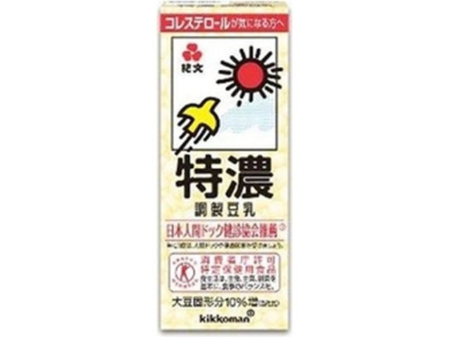 キッコーマン ソイＦ 特濃調整豆乳 紙２００ｍｌ △ 【購入入数１８個】