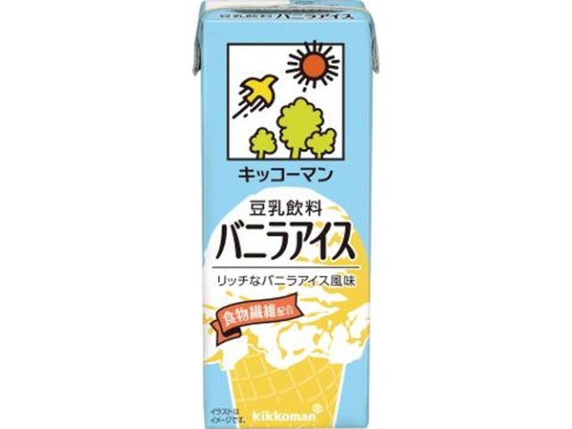 キッコーマン ソイＦ 豆乳飲料バニラアイス 紙２００ｍｌ  【購入入数１８個】