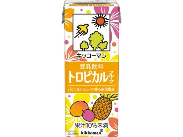 キッコーマン ソイＦ豆乳飲料トロピカルフルーツ２００ｍｌ □お取り寄せ品 【購入入数１８個】