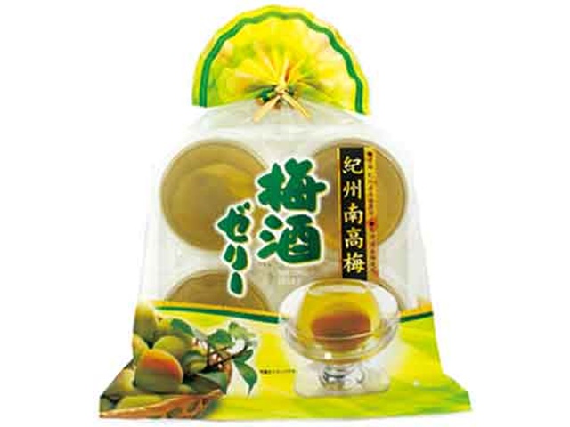 金澤兼六 紀州南高梅梅酒ゼリー４個 □お取り寄せ品 【購入入数１２個】