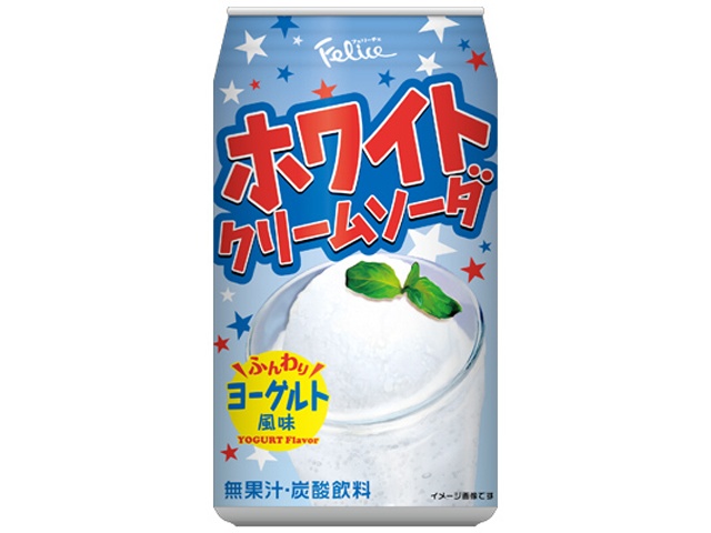 富永 ホワイトクリームソーダ ３５０ｍｌ □お取り寄せ品 【購入入数２４個】