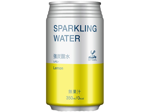 神戸居留地 炭酸水レモン ３５０ｍｌ □お取り寄せ品 【購入入数２４個】