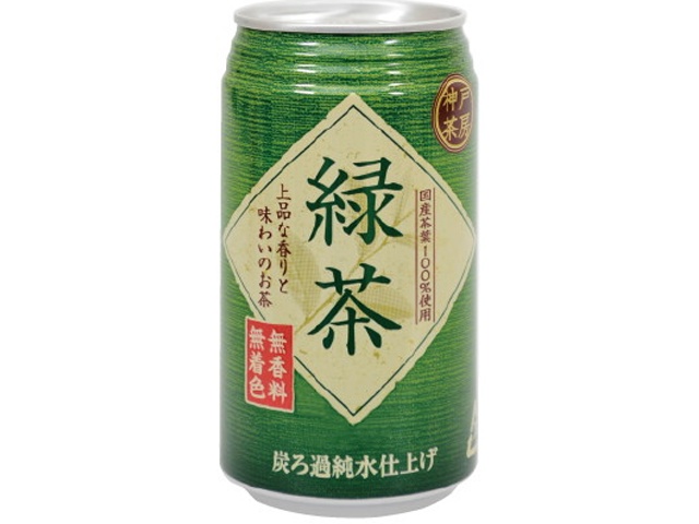 富永 神戸茶房緑茶 ３４０ｇ □お取り寄せ品 【購入入数２４個】