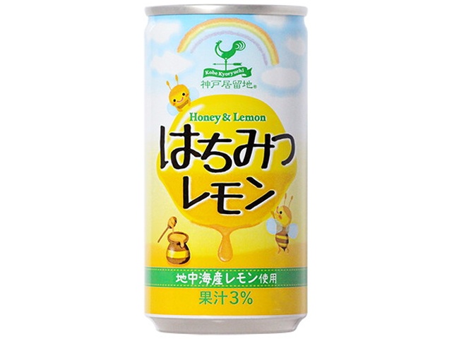 富永 神戸居留地 はちみつレモン缶１８５ｍｌ 【新商品 1/23 発売】 □お取り寄せ品 【購入入数３０個】
