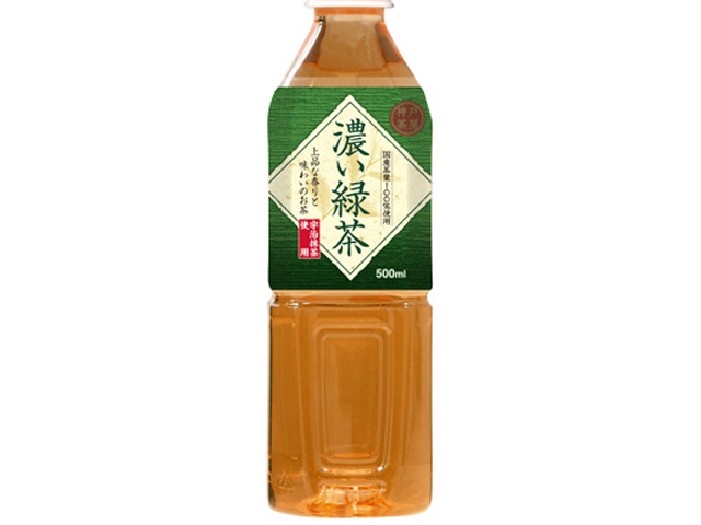 富永 神戸茶房 濃い緑茶Ｐ５００ｍｌ □お取り寄せ品 【購入入数２４個】