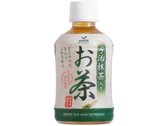 神戸居留地 宇治抹茶入りお茶 Ｐ２８０ｍｌ □お取り寄せ品 【購入入数２４個】