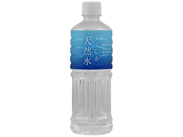 神戸居留地 うららか天然水Ｐ５５０ｍｌ △ 【購入入数２４個】