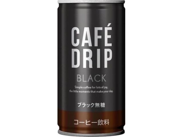 富永 カフェドリップ ブラックコーヒー缶１８５ｇ □お取り寄せ品 【購入入数３０個】