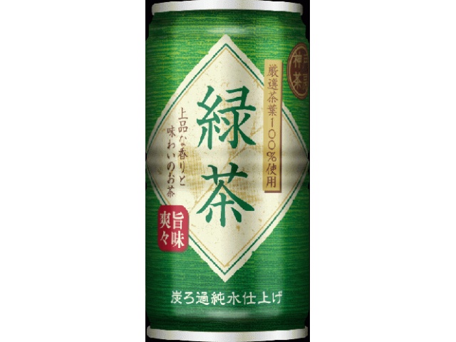 富永 神戸茶房 緑茶缶１８５ｍｌ 【新商品 1/23 発売】 □お取り寄せ品 【購入入数３０個】