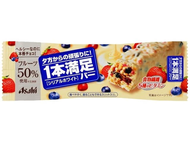 アサヒグループ食品 １本満足バー シリアルホワイト △ 【購入入数９個】