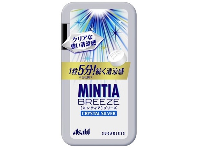 アサヒグループ食品 ミンティアブリーズ クリスタルシルバー △ 【購入入数８個】