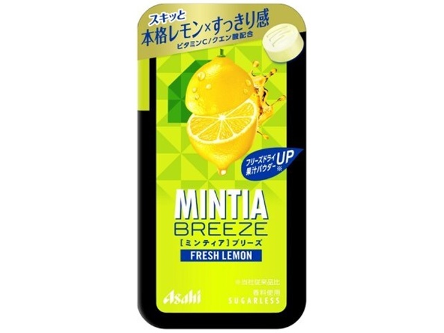アサヒグループ食品 ミンティアブリーズ フレッシュレモン △ 【購入入数８個】