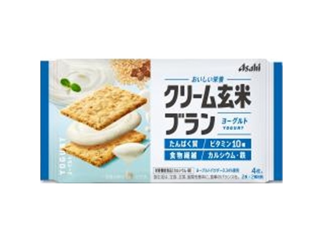 アサヒグループ食品 クリーム玄米ブラン ヨーグルト７２ｇ △ 【購入入数６個】