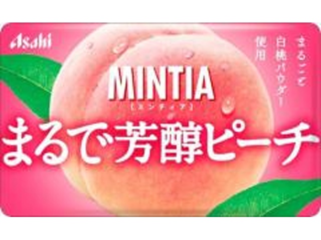 アサヒグループ食品 ミンティア まるで芳醇ピーチ 【新商品 3/2 発売】 △ 【購入入数１０個】
