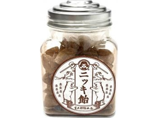 ★金太郎飴 レトロボトルニッキ飴１３０ｇ △ 【購入入数１６個】