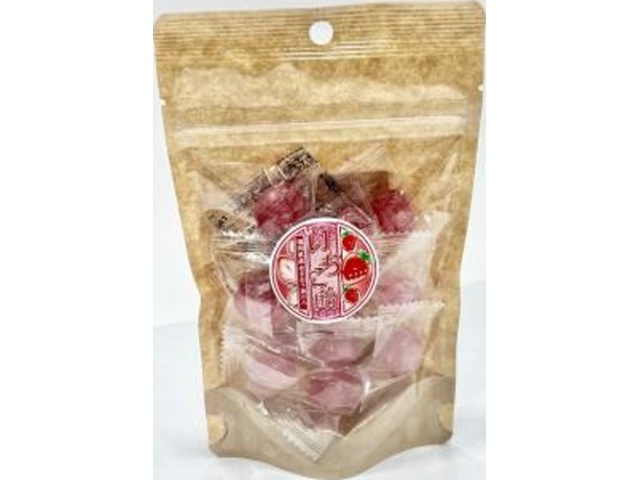 ★金太郎飴 日本のくだもの＿いちご飴 １５粒 □お取り寄せ品 【購入入数３０個】