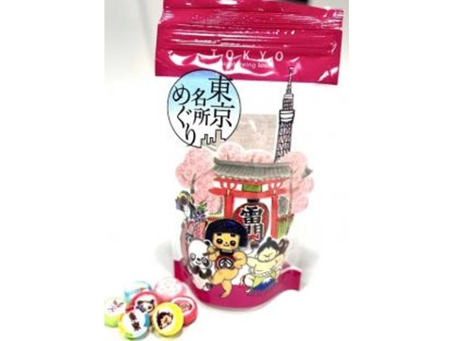 ★金太郎飴 東京名所飴スタンドパック ２０粒 □お取り寄せ品 【購入入数３０個】