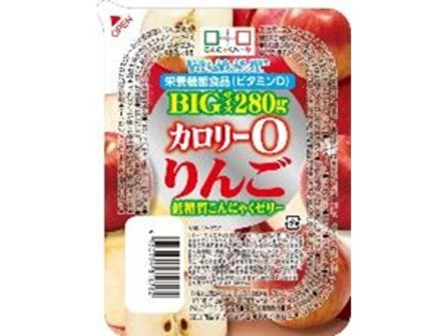 ヨコオ カロリー０低糖質りんごゼリー ２８０ｇ □お取り寄せ品 【購入入数３６個】