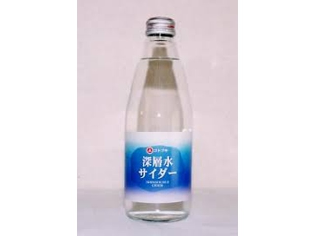 鈴木鉱泉 深層水サイダー 瓶３５０ｍｌ □お取り寄せ品 【購入入数２０個】