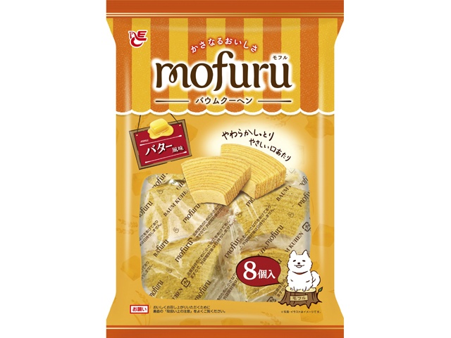 エース モフルバウムクーヘンバター風味８個 □お取り寄せ品 【購入入数１２個】［入荷までお時間がかかります］