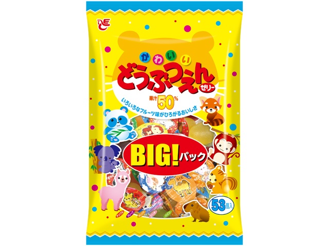 エース どうぶつえんゼリーＢＩＧ！パック５３個 △ 【購入入数８個】